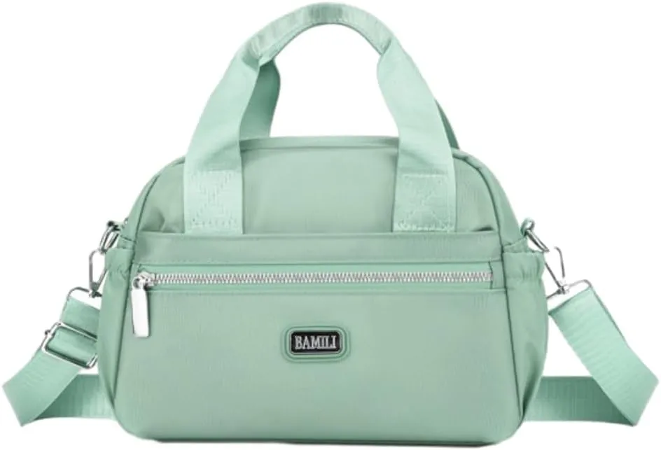 Crossbody Bags for Women Nylon Waterproof Lightweight Shoulder Bag,Top Handle Satchel Handbag for Travel Work