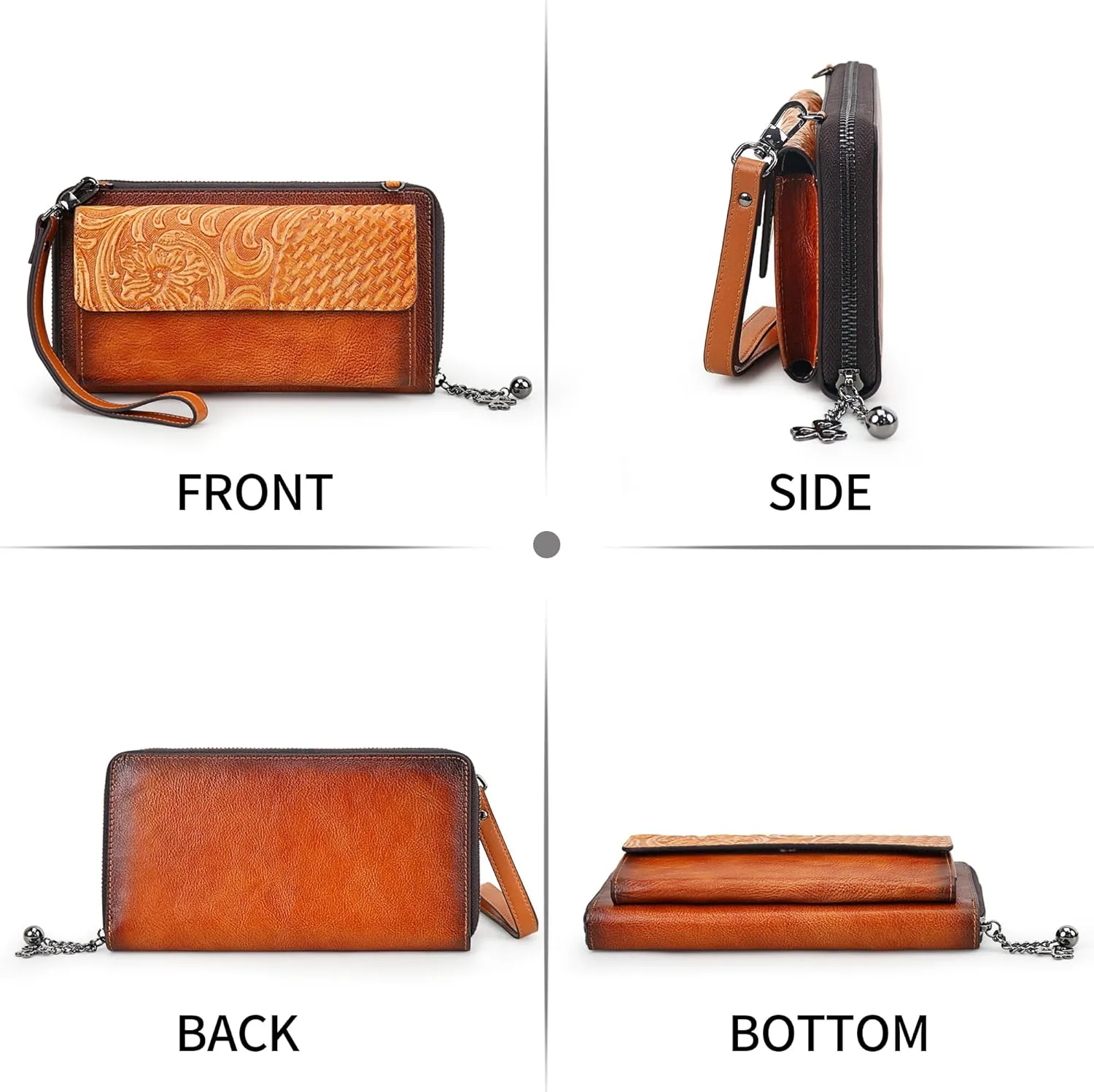 Crossbody Bags For Women, Wristlet Wallet Phone Purse Shoulder handbags Multi-Function Small Clutch Card Holder