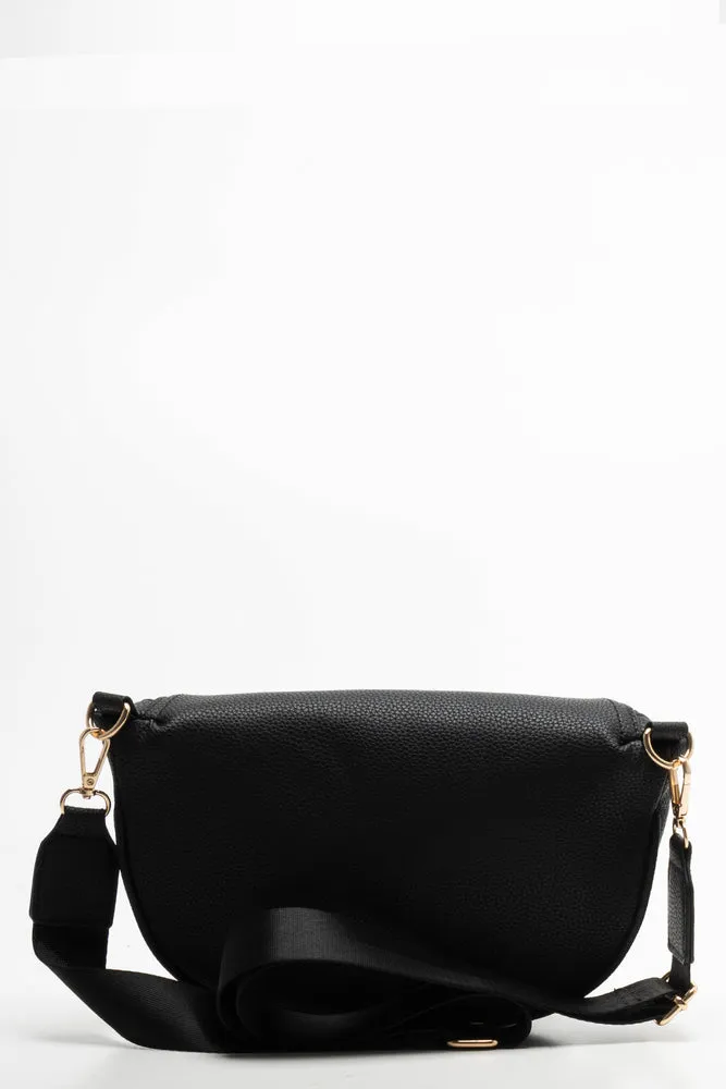 Crossbody Moon Bag Black