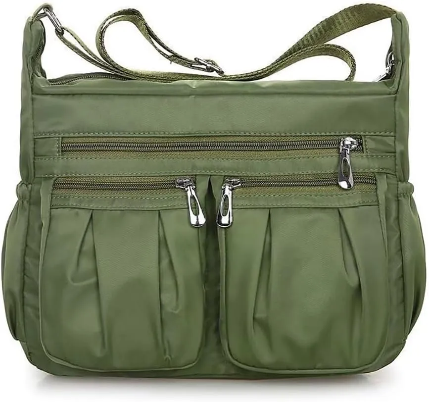 Crossbody Purse for Women Waterproof Shoulder Bag Multi Pocket Top Handle Satchel Casual Hobo Handbag Messenger Bag