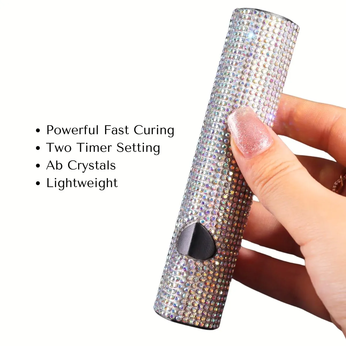 Crystal Heart handheld nail lamp