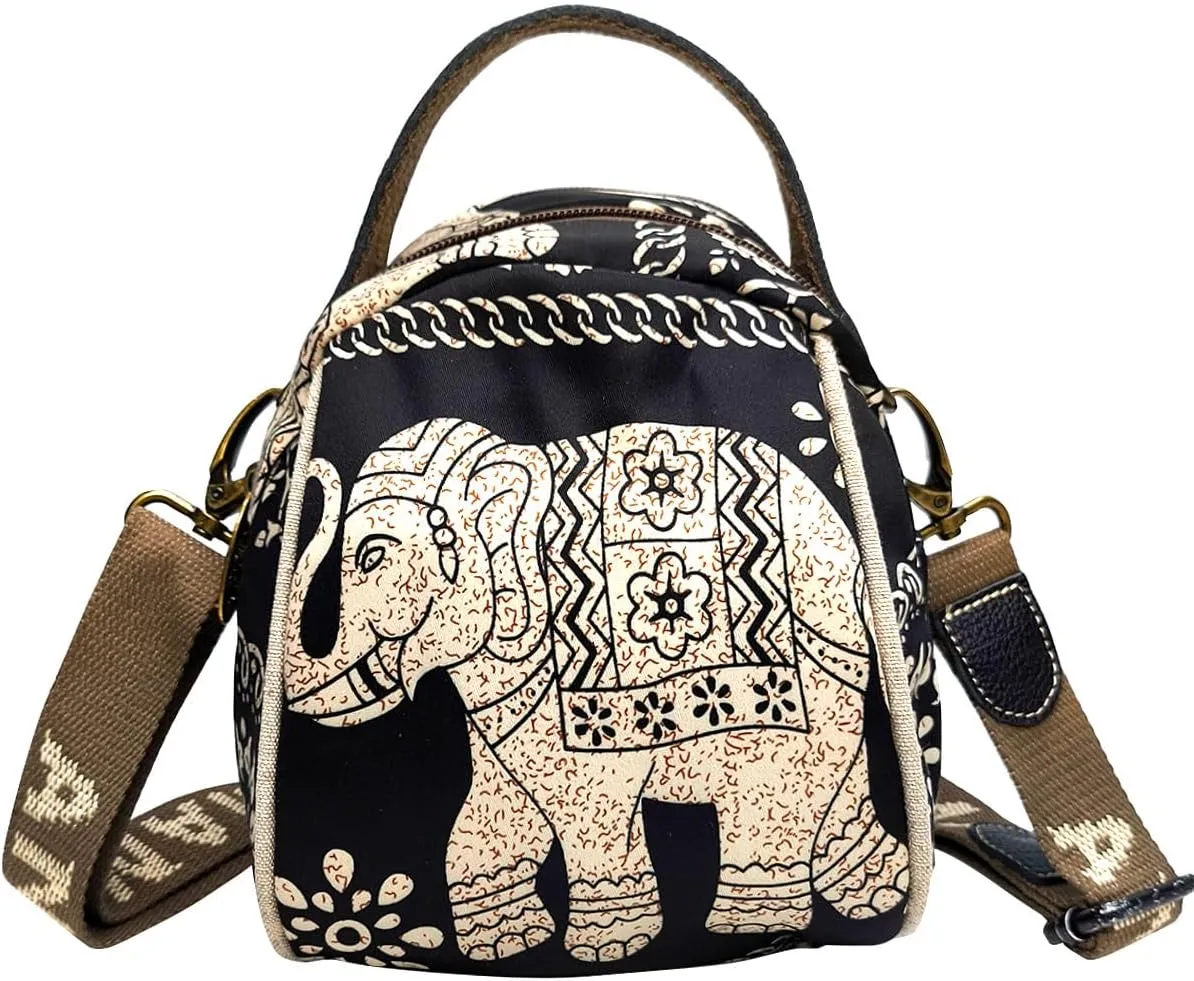 Cute Mini Nylon Crossbody Bag Purse Waterproof Lightweight Top Hand Shoulder Bag for Women
