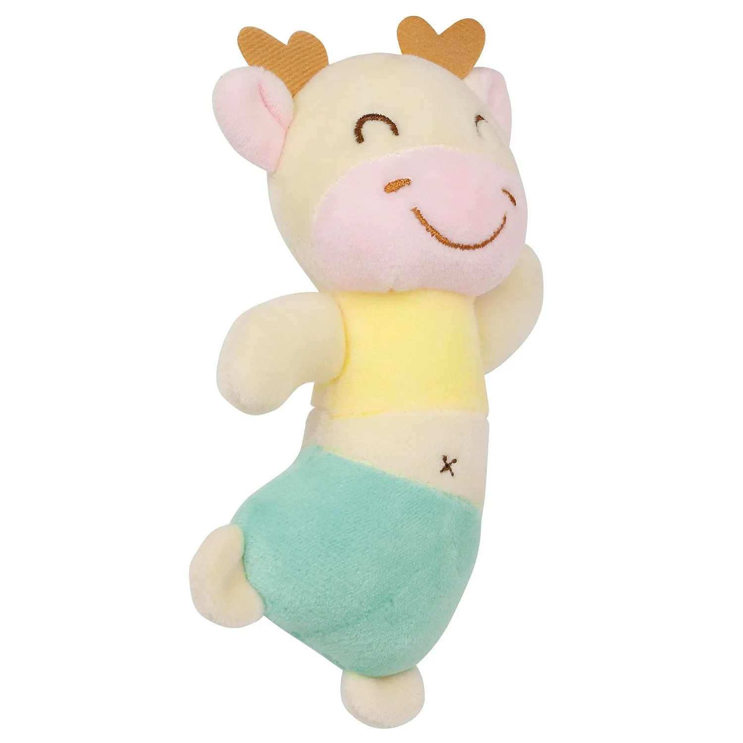 Dancing Cow Multicolour Handheld Rattle Toy