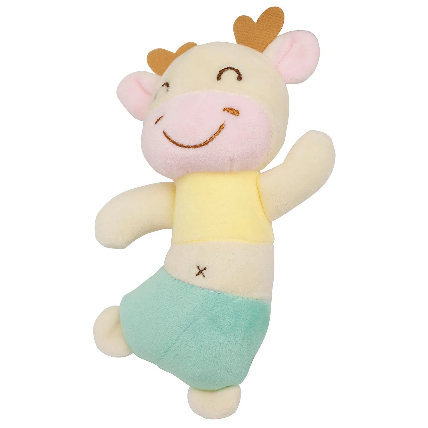 Dancing Cow Multicolour Handheld Rattle Toy