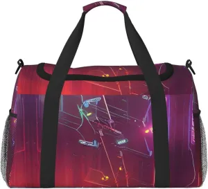 Darts arrows furture Travel Tote Bag â€“ Large Reusable Shopping Bag, Vacation Tote, Sports Duffel Bag with Adjustable Crossbody Strap
