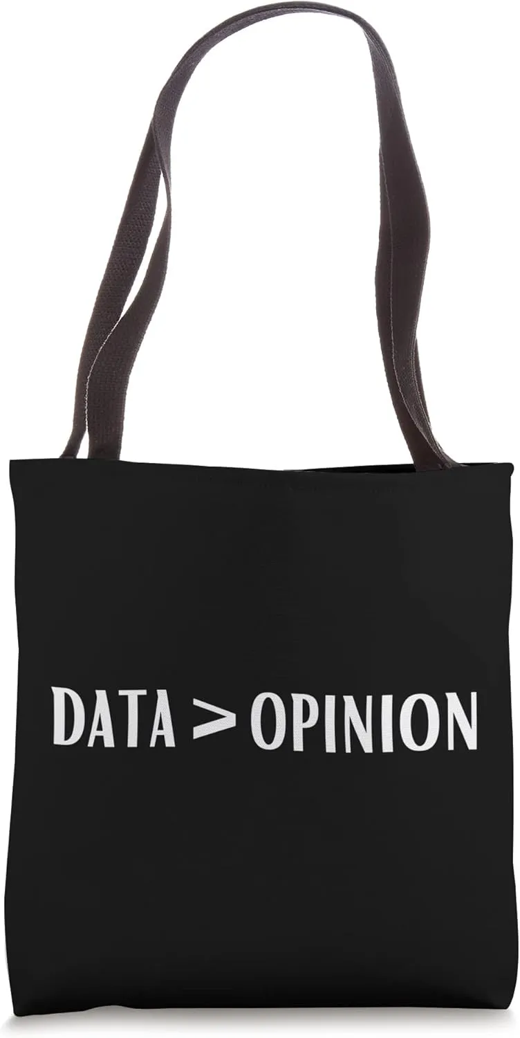 Data Statistic Collection Math Data Opinion Computer Science Tote Bag