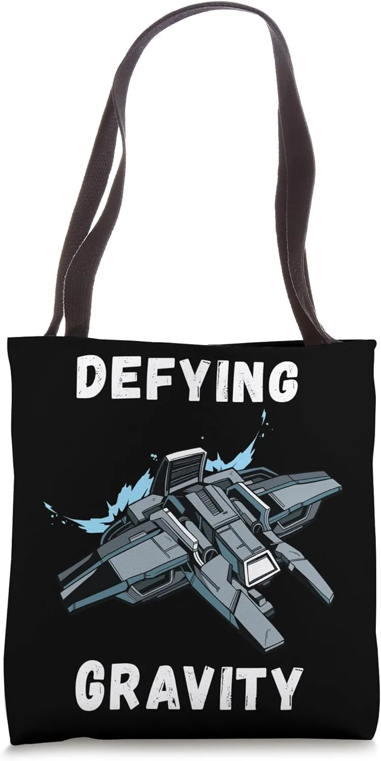 Defying Gravity Aerospace Engineer Aeronautical Spacecraft Tote Bag