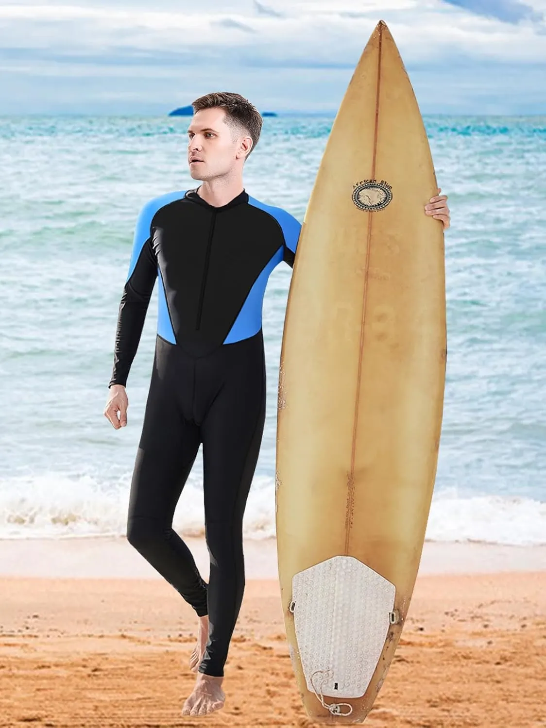 DEHAI Women Men Dive Skins Suit Thin Wetsuit, Rash Guard Full Body Swim Swimsuit, Wet Suits Drysuits Long Sleeve Youth UV Sunsuit for Diving Kayaking Surfing Scuba Waterski Water Sports