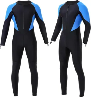 DEHAI Women Men Dive Skins Suit Thin Wetsuit, Rash Guard Full Body Swim Swimsuit, Wet Suits Drysuits Long Sleeve Youth UV Sunsuit for Diving Kayaking Surfing Scuba Waterski Water Sports