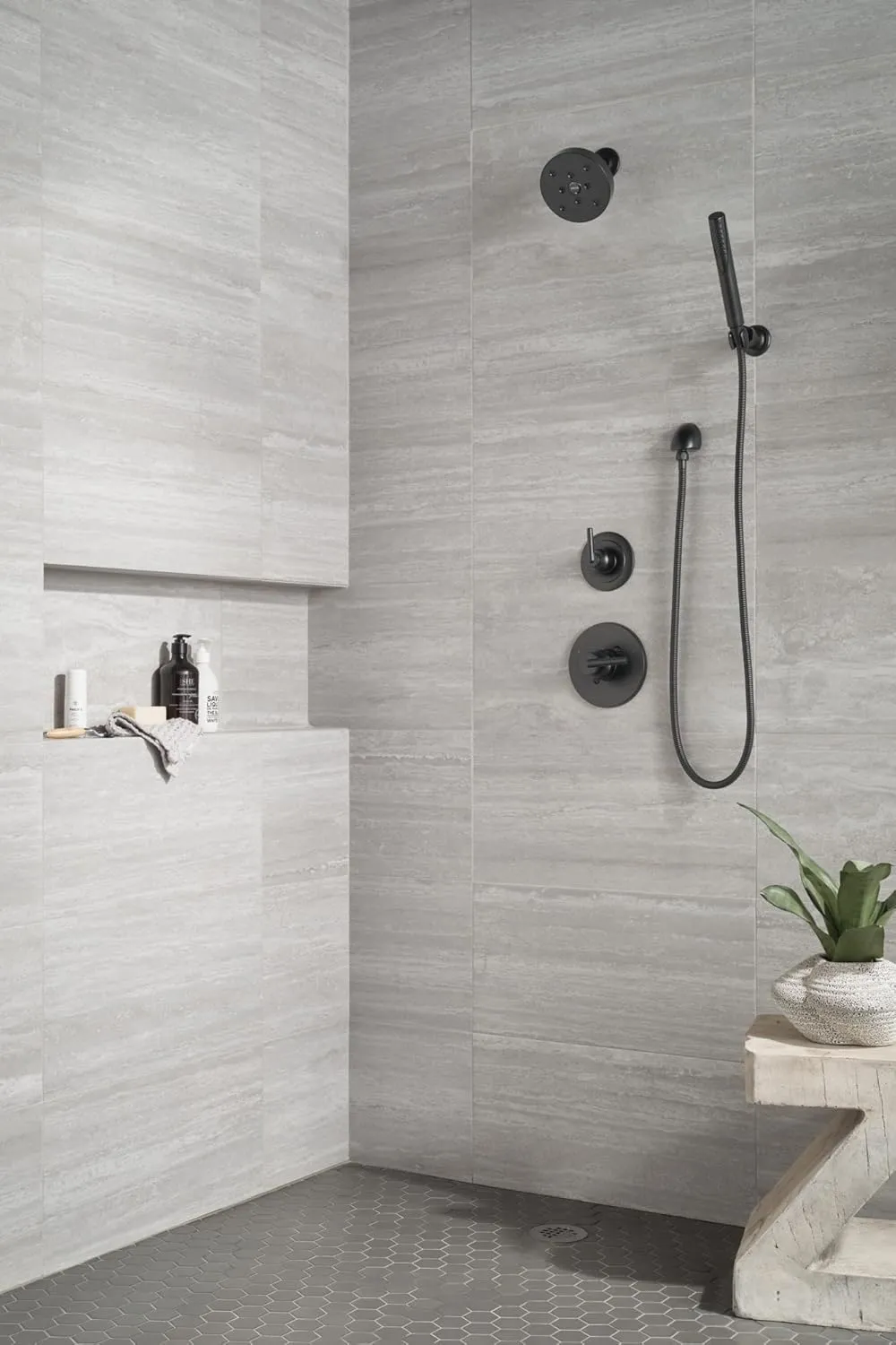 Delta 55085-BL Grail Hand Shower, Matte Black
