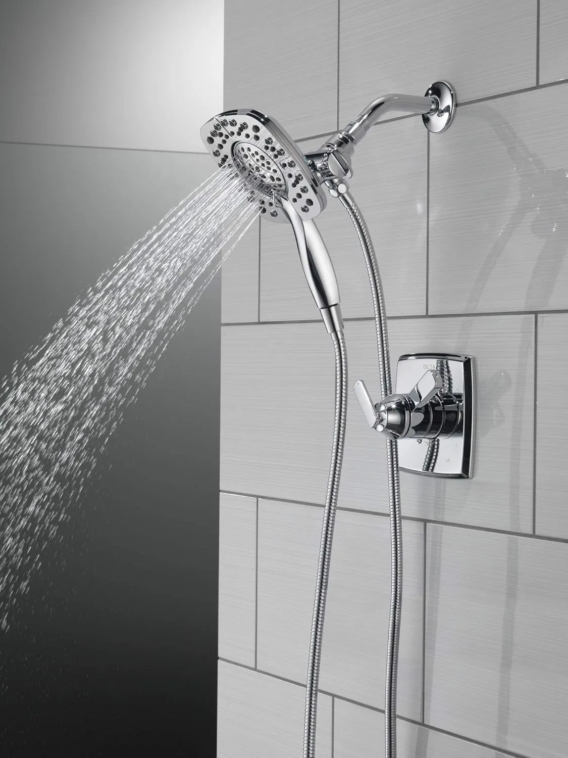 DELTA 58498 In2ition HSSH 1.75 GPM 4-Setting Combo, Chrome