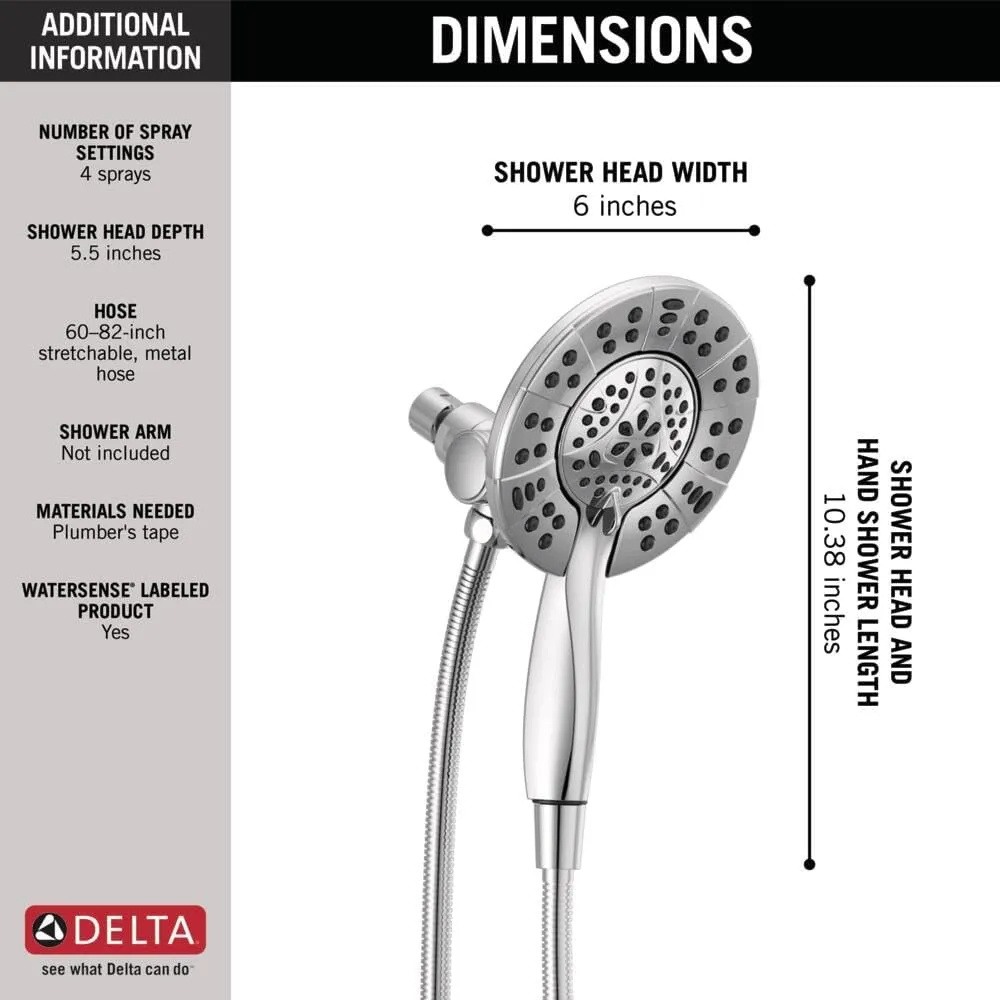 Delta 58499 Universal Hand Shower, Chrome