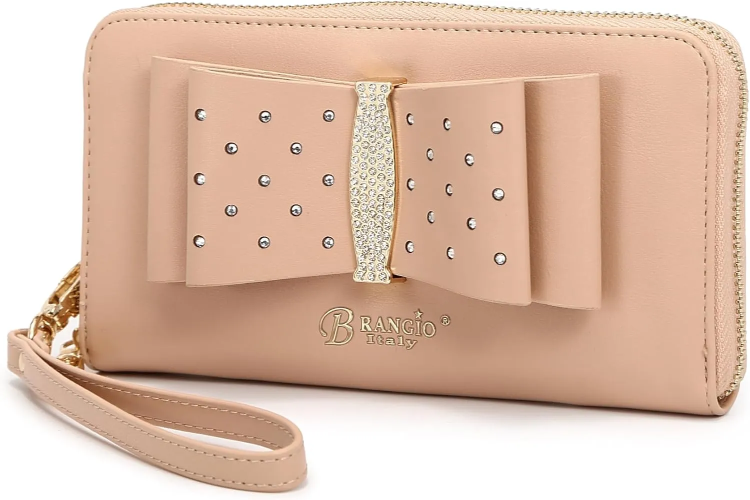 Designer Ribbon Romance Tote Handbag with Rhinestones Bling Top Handle Handheld and Wallet Set for Women with Shoulder Strap