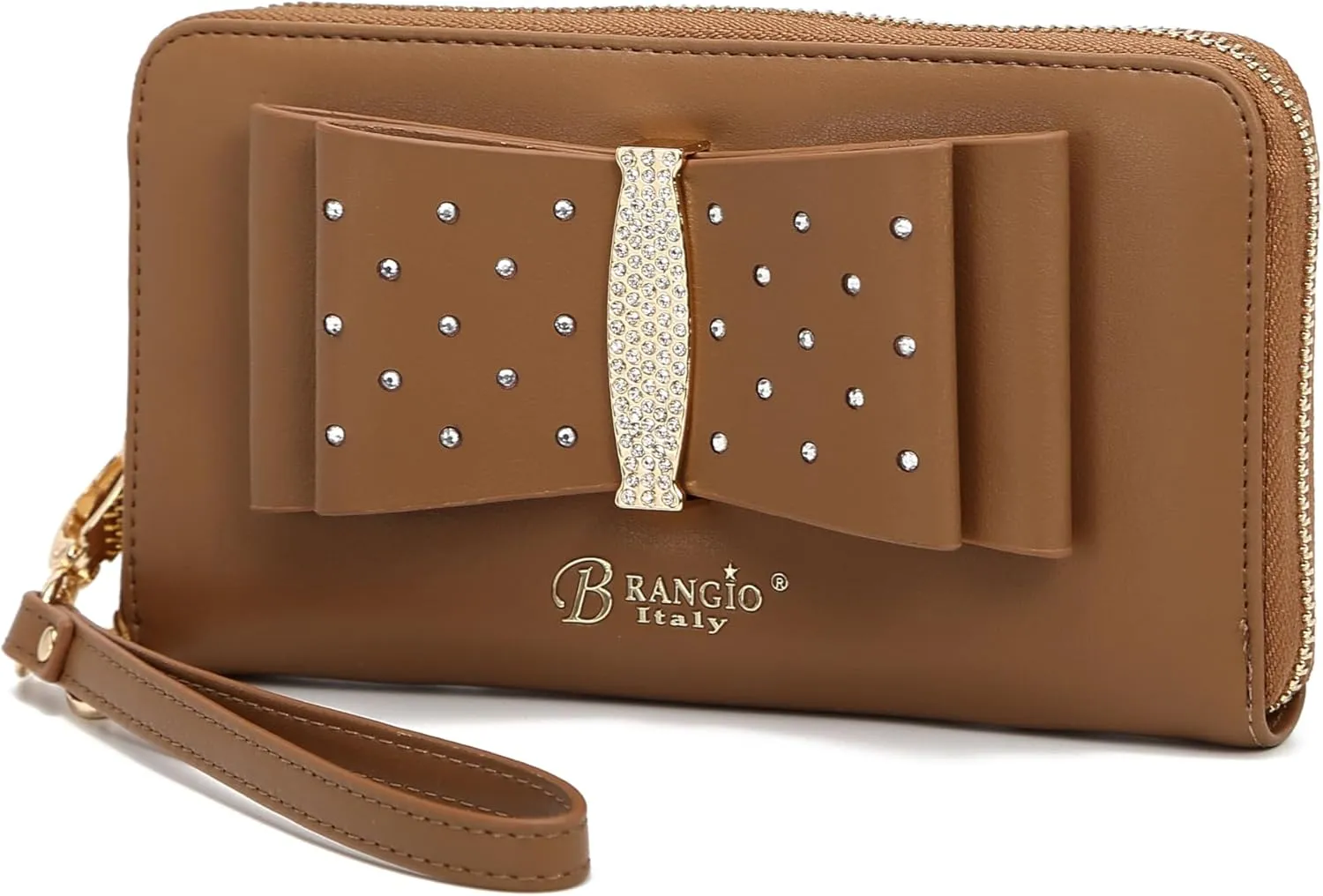 Designer Ribbon Romance Tote Handbag with Rhinestones Bling Top Handle Handheld and Wallet Set for Women with Shoulder Strap