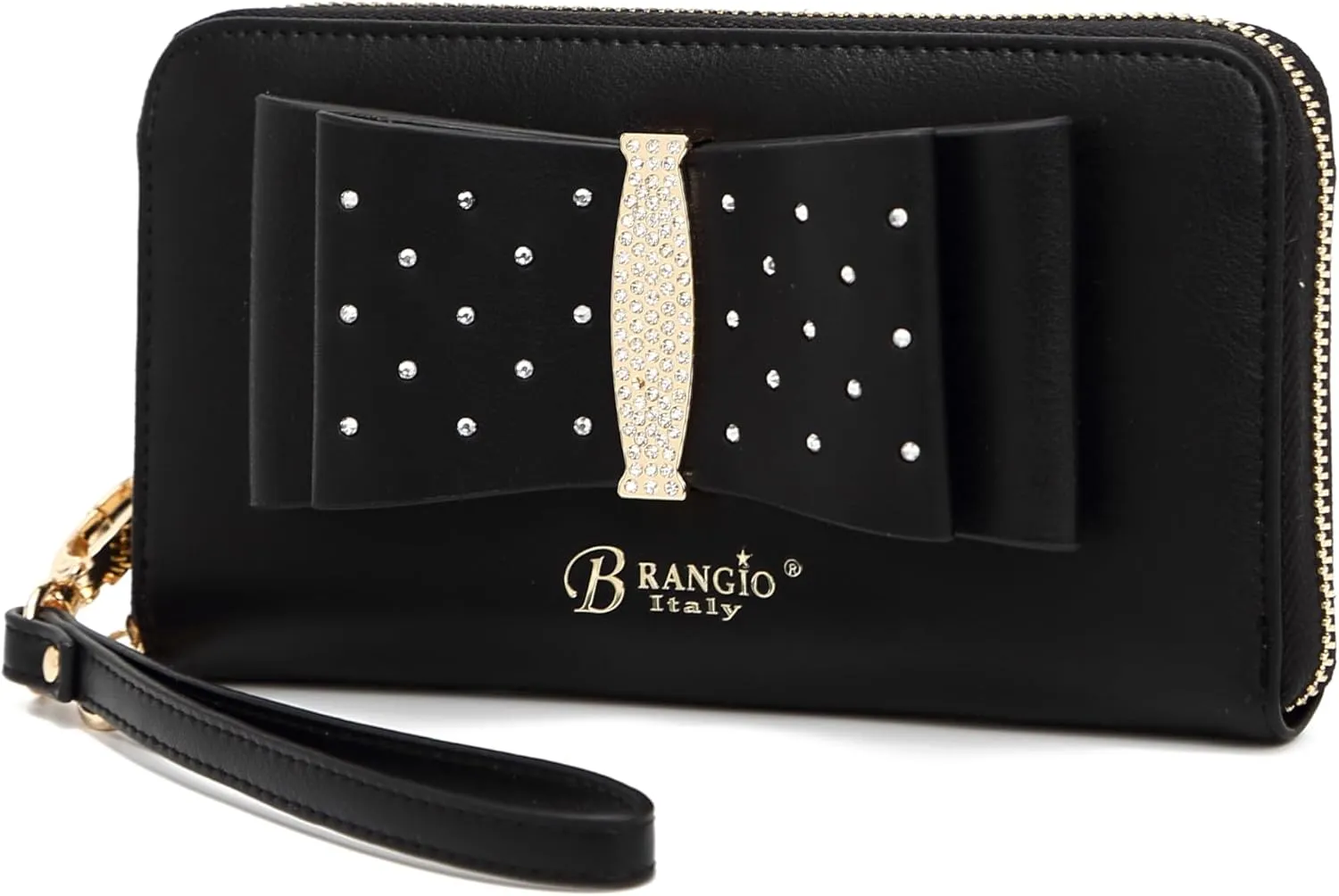 Designer Ribbon Romance Tote Handbag with Rhinestones Bling Top Handle Handheld and Wallet Set for Women with Shoulder Strap