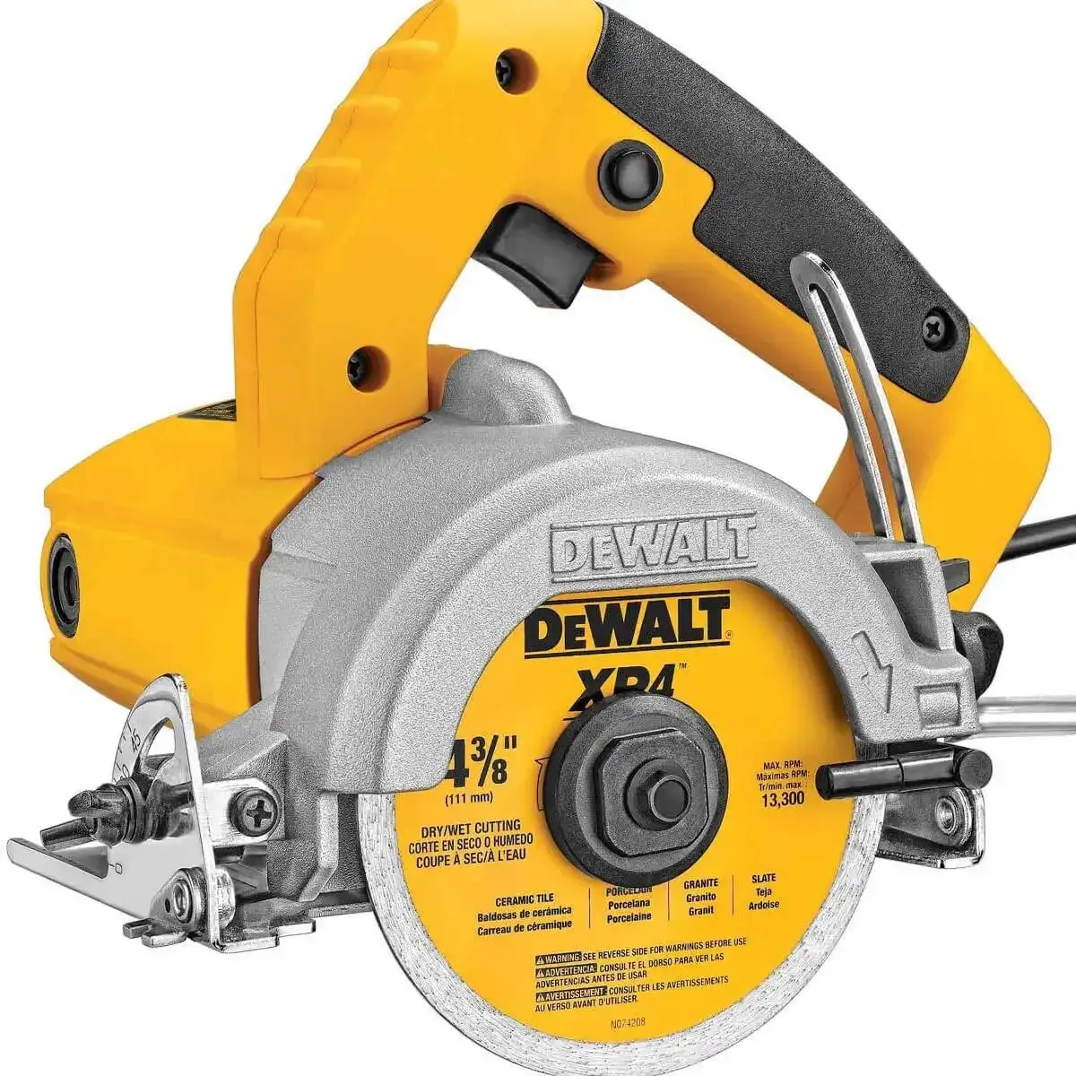 Dewalt Heavy-Duty 4-3/8'' Wet/Dry Tile Saw