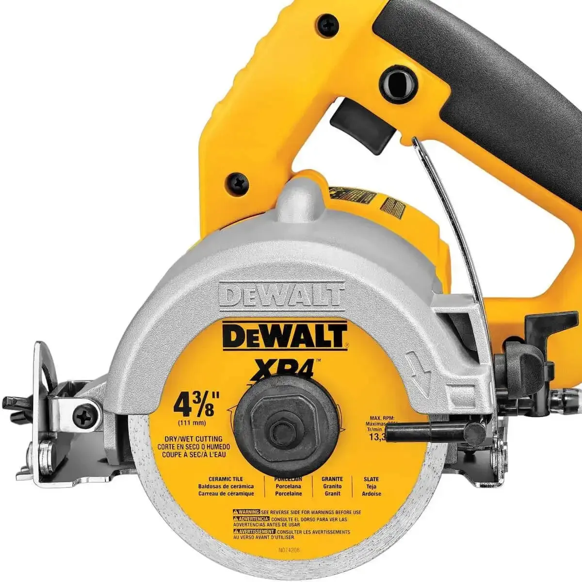 Dewalt Heavy-Duty 4-3/8'' Wet/Dry Tile Saw