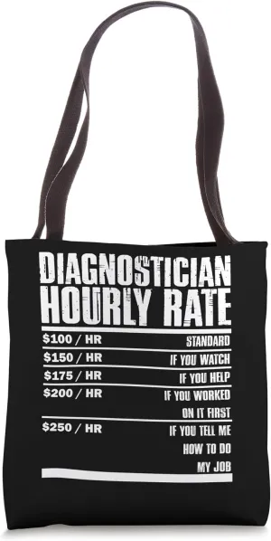 Diagnostician Hourly Rate Awesome Educational Diagnosticians Tote Bag