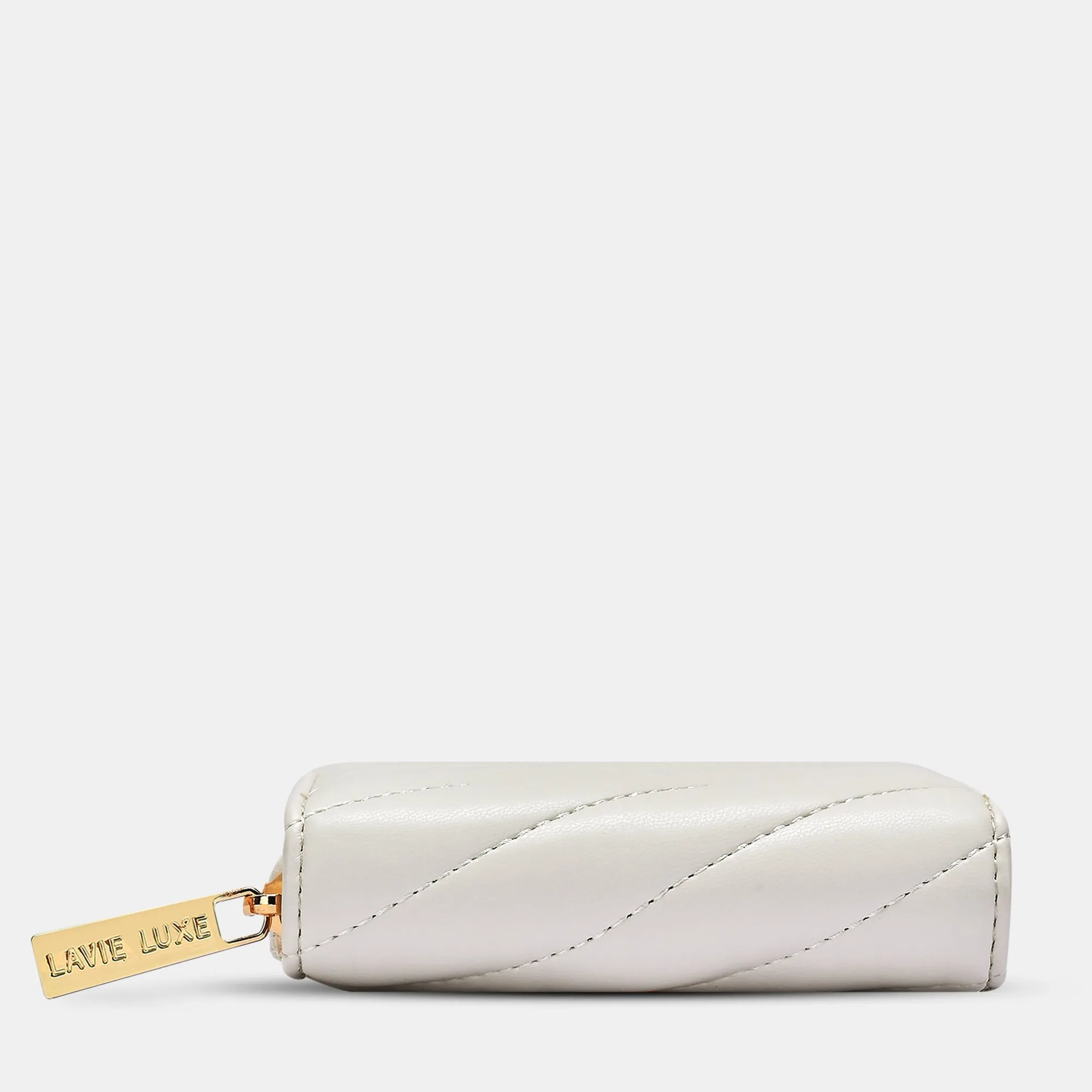 Diagonal Flap25 Small Zip Wallet
