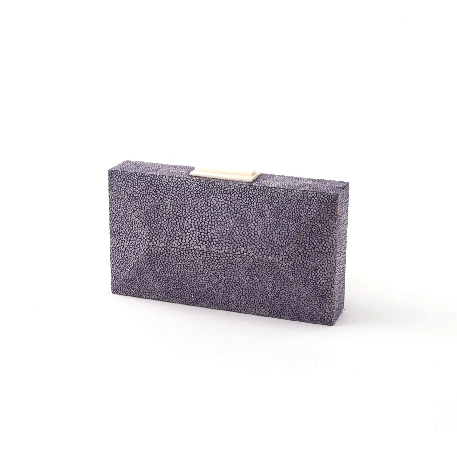 Diamond Clutch in Stingray Leather