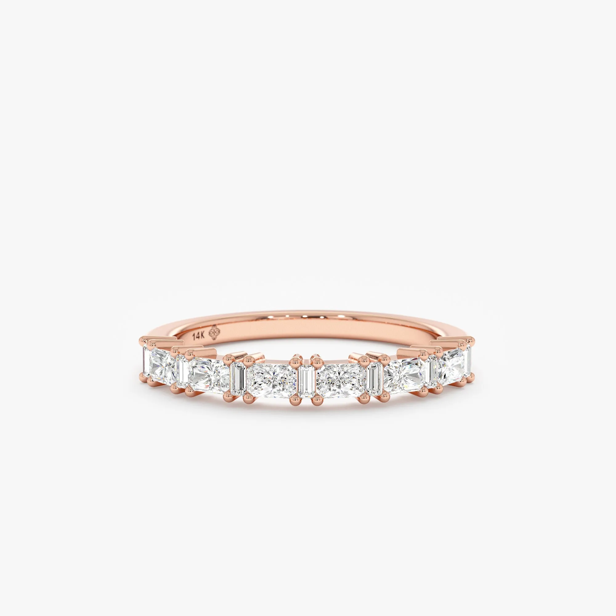 Diamond Half Eternity Band, Sariah