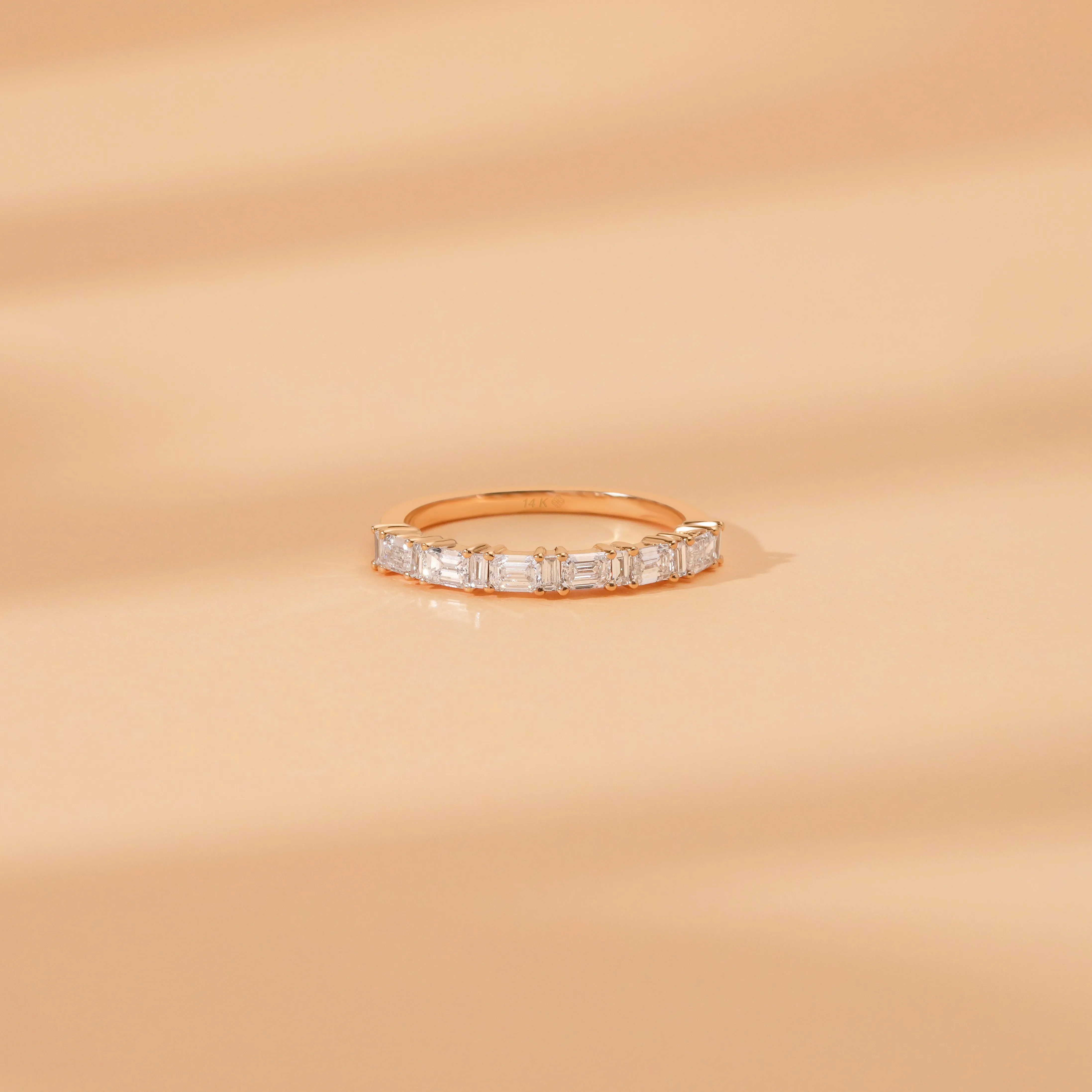 Diamond Half Eternity Band, Sariah