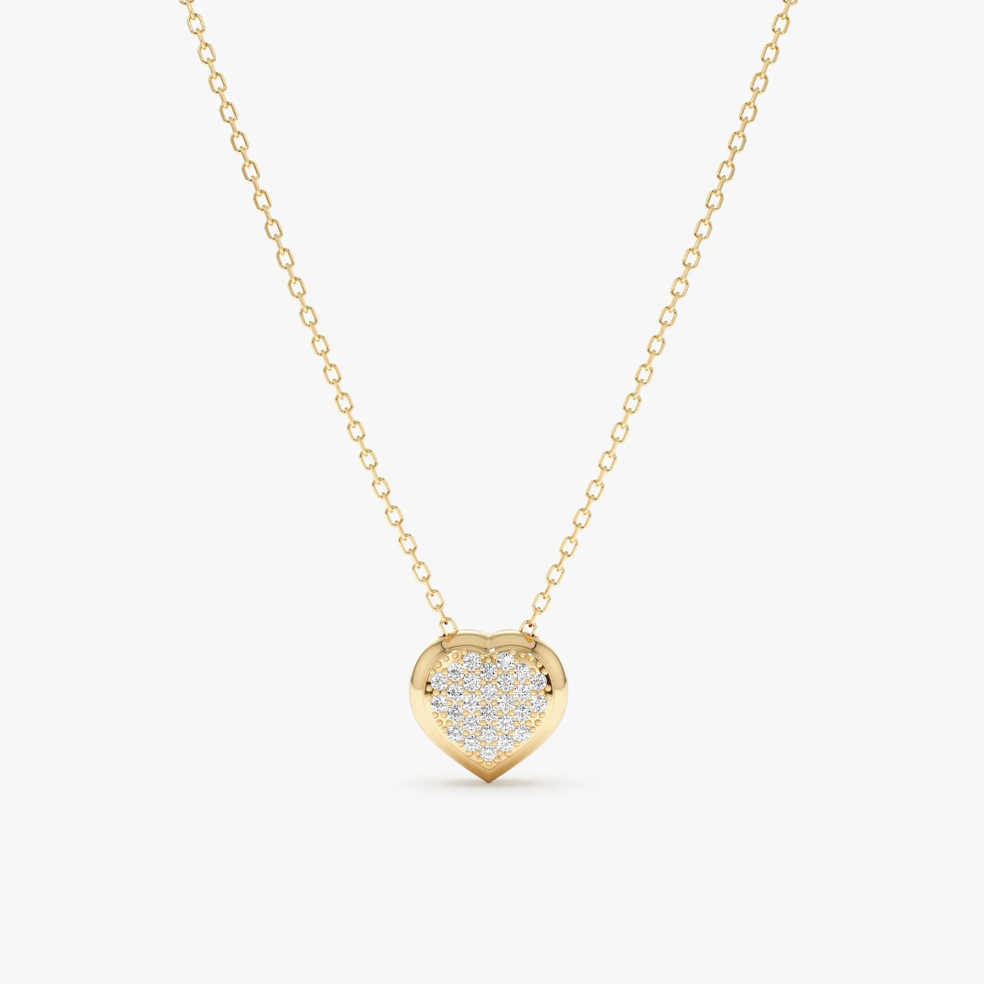 Diamond Heart Necklace, Kree