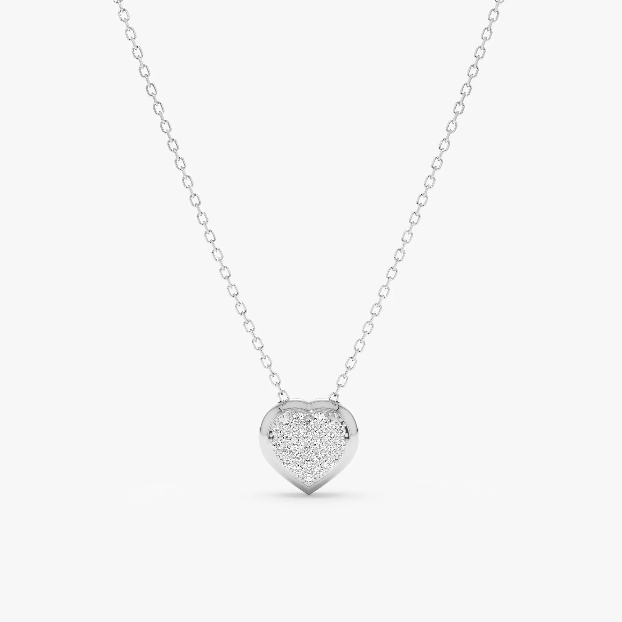 Diamond Heart Necklace, Kree