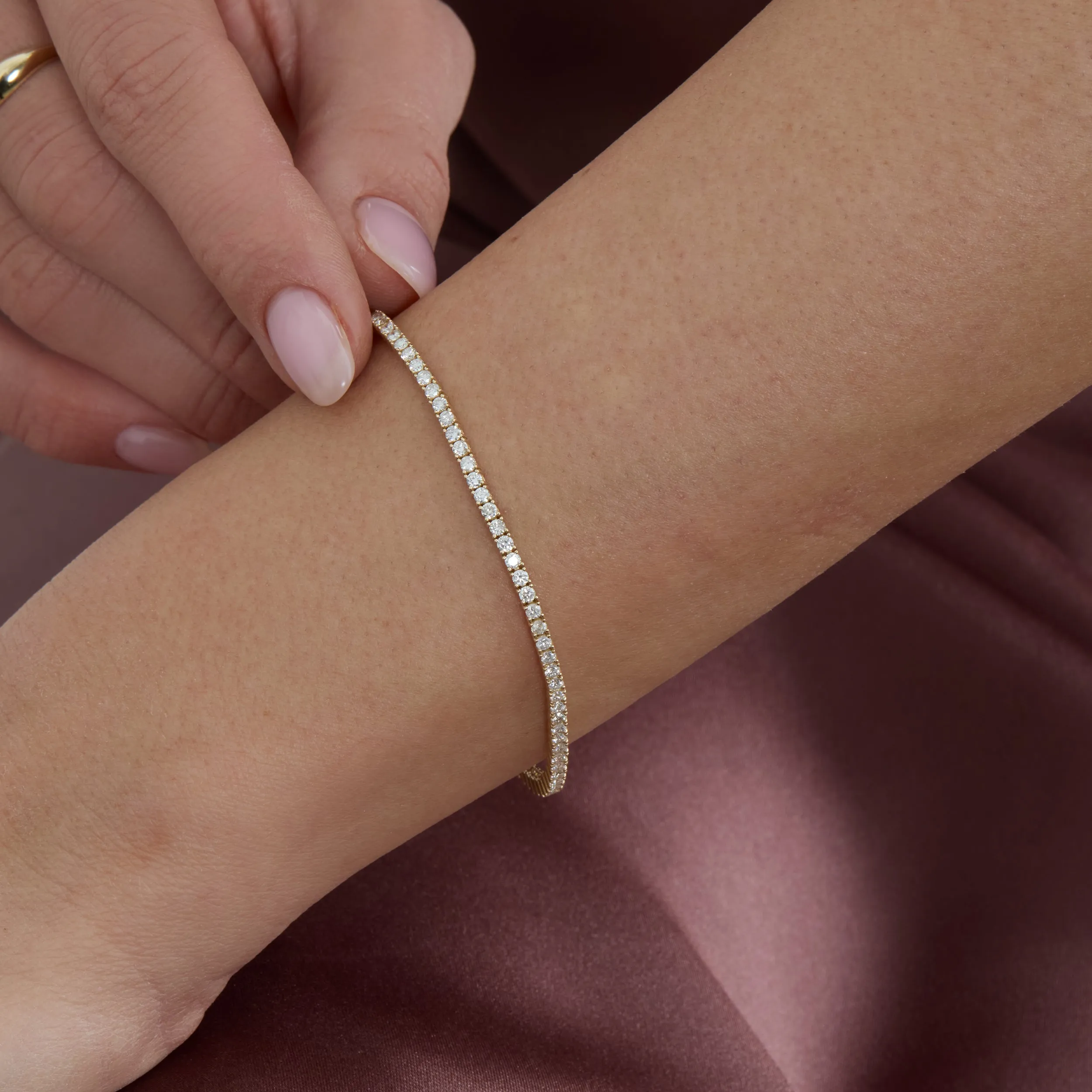 Diamond Tennis Bracelet, Duya
