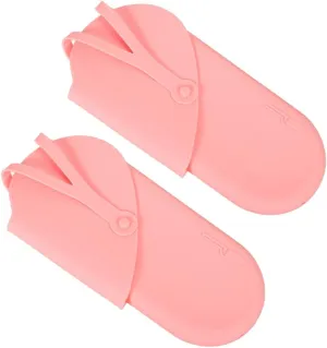 Didiseaon Curling Iron Pouch Hanging Design 2pcs Travel Storage Bag for Hair Tools Heat Insulation Material