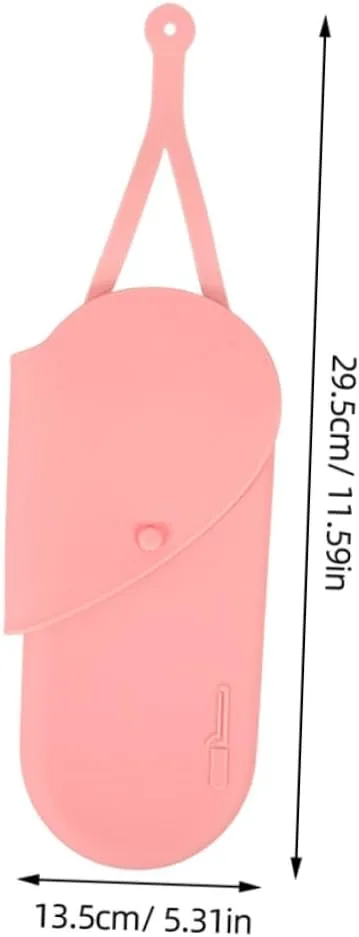 Didiseaon Curling Iron Pouch Hanging Design 2pcs Travel Storage Bag for Hair Tools Heat Insulation Material