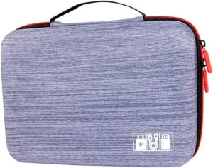 Digital Electronics Organizer Pouch Data Cable Storage Bag for Travel Portable Storage Case for Disk Drive and Accessories
