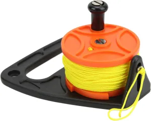 Dive Reel with Thumb Stopper (#4), 150ft, Stainless Steel, Portable Diving Reel, Multi-Purpose, for Cave and Wreck Exploration, Recreational Diving, Spear Fishing