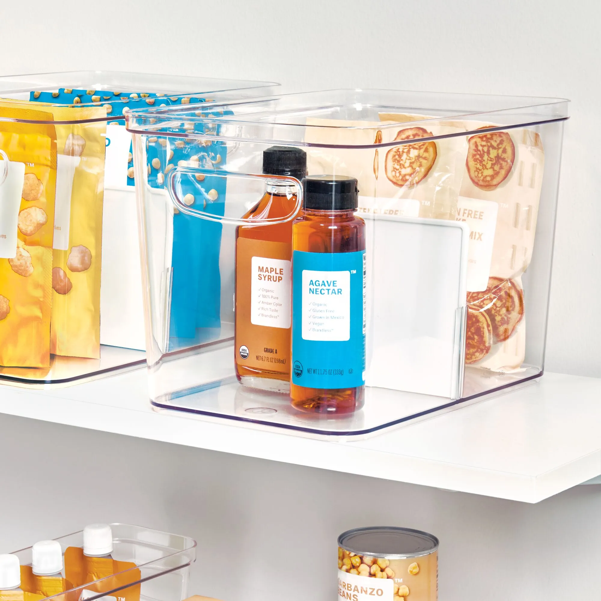 Divided Organizer Bin with Handles made with Recycled Plastic