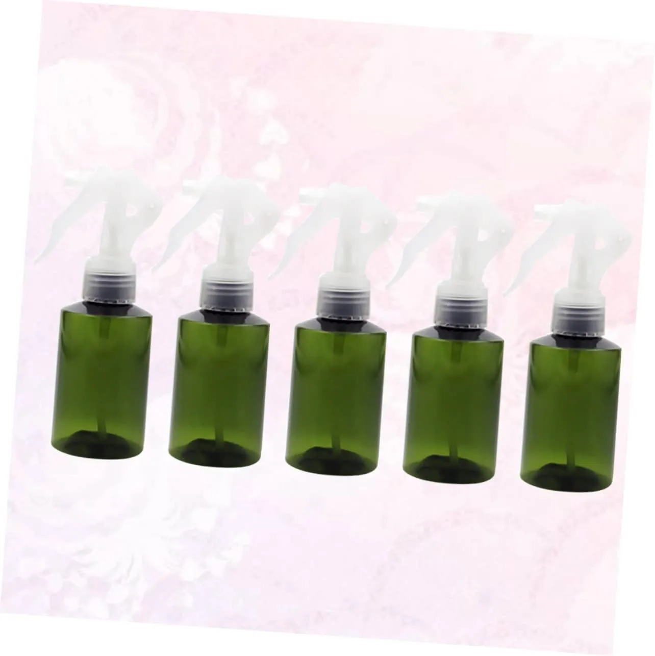 DOITOOL 10pcs One-hand Pressure Sprayer Set Lightweight Green Fine Mist Dispenser for Refillable Storage of Cosmetic Liquids and Water Portable and Easy to Use