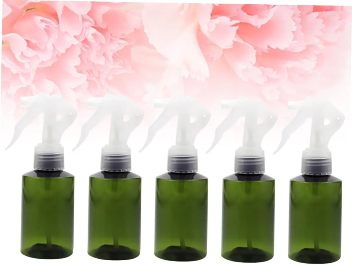 DOITOOL 10pcs One-hand Pressure Sprayer Set Lightweight Green Fine Mist Dispenser for Refillable Storage of Cosmetic Liquids and Water Portable and Easy to Use