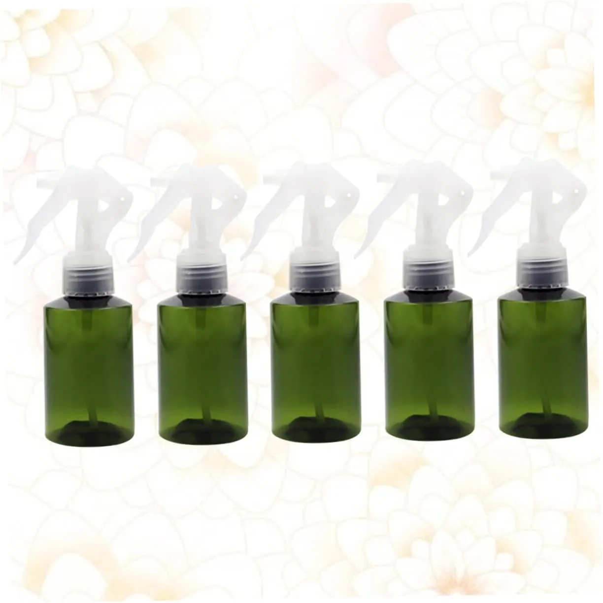 DOITOOL 10pcs One-hand Pressure Sprayer Set Lightweight Green Fine Mist Dispenser for Refillable Storage of Cosmetic Liquids and Water Portable and Easy to Use
