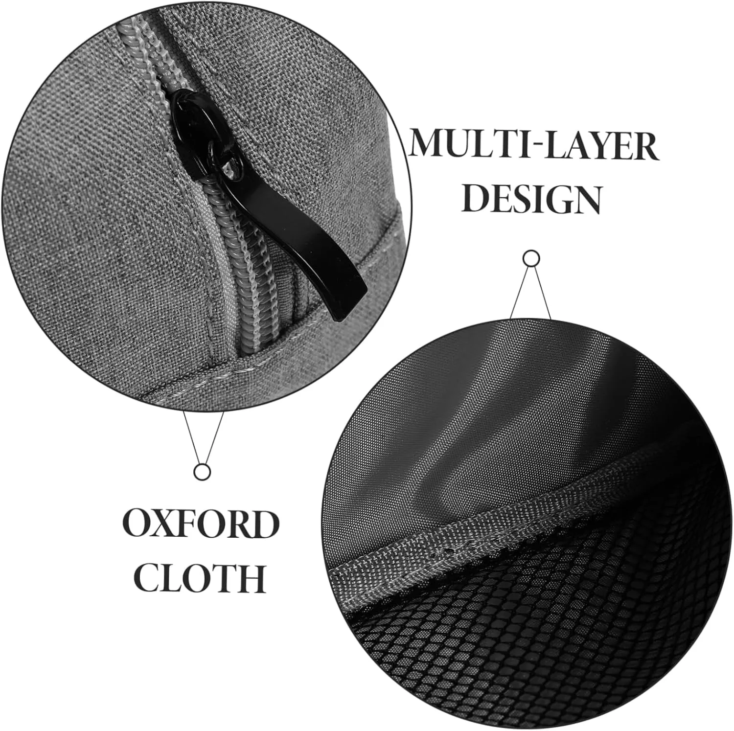 DOITOOL 3pcs for Travel Organizer Small Bag for Neoprene Storage Case Portable Organizer Bag for Earphones and Earphones