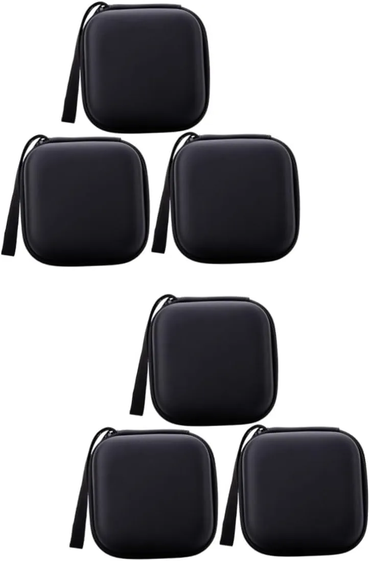 DOITOOL 6 Pcs Eva Storage Bag Dsl Cable Wire Cable Data Cable Storage Bag Travel Portable Nylon Outdoor Bag