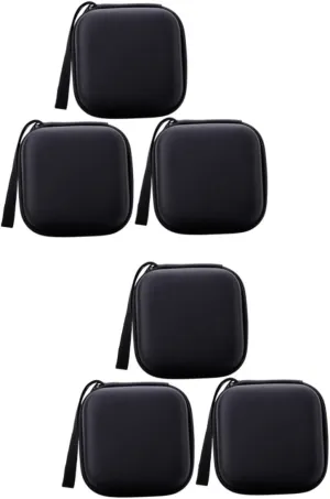 DOITOOL 6 Pcs Eva Storage Bag Dsl Cable Wire Cable Data Cable Storage Bag Travel Portable Nylon Outdoor Bag
