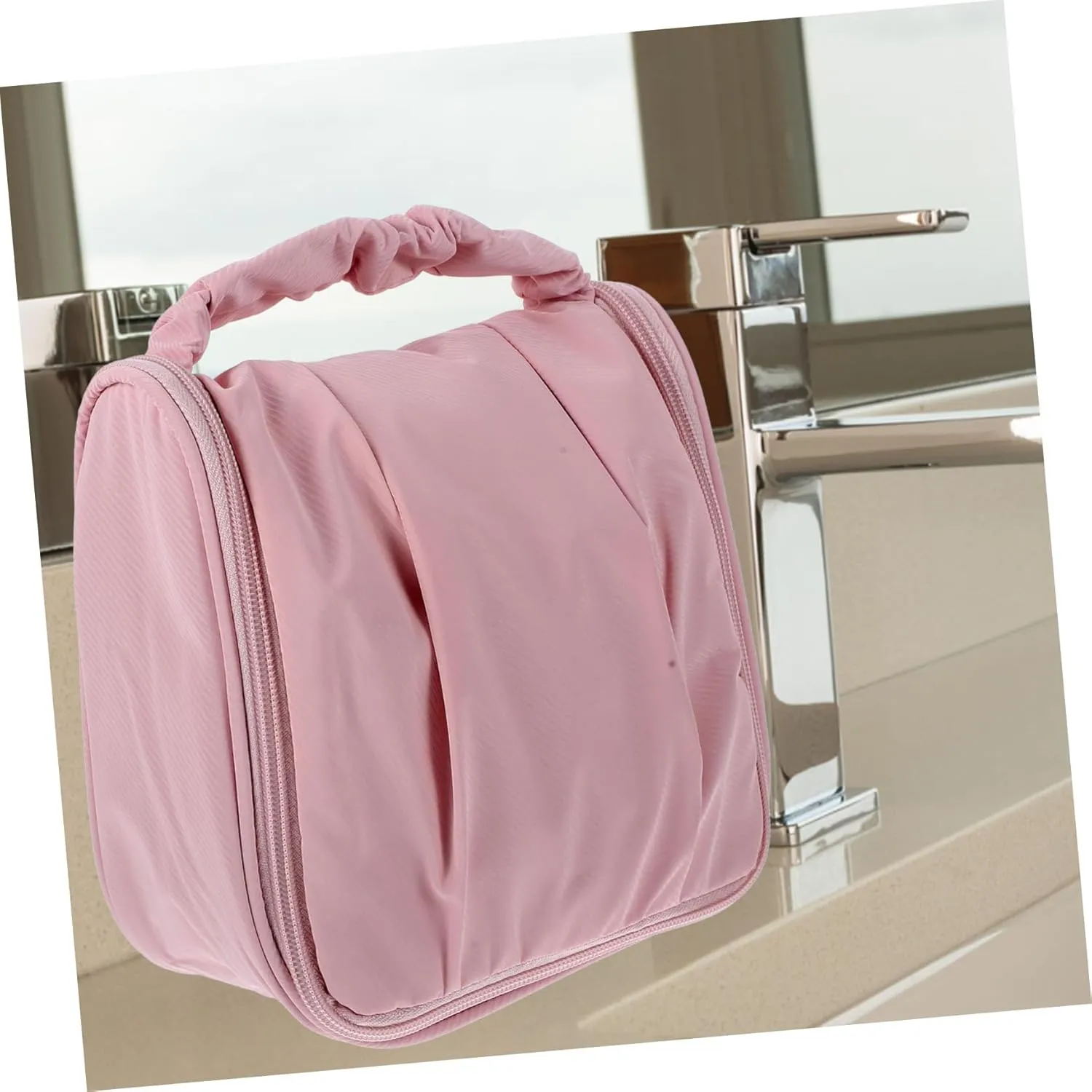 DOITOOL Iletry Bag for Women Travel Makeup Bag Large Capacity Dry Wet Separation Portable Cosmetic Storage Bag