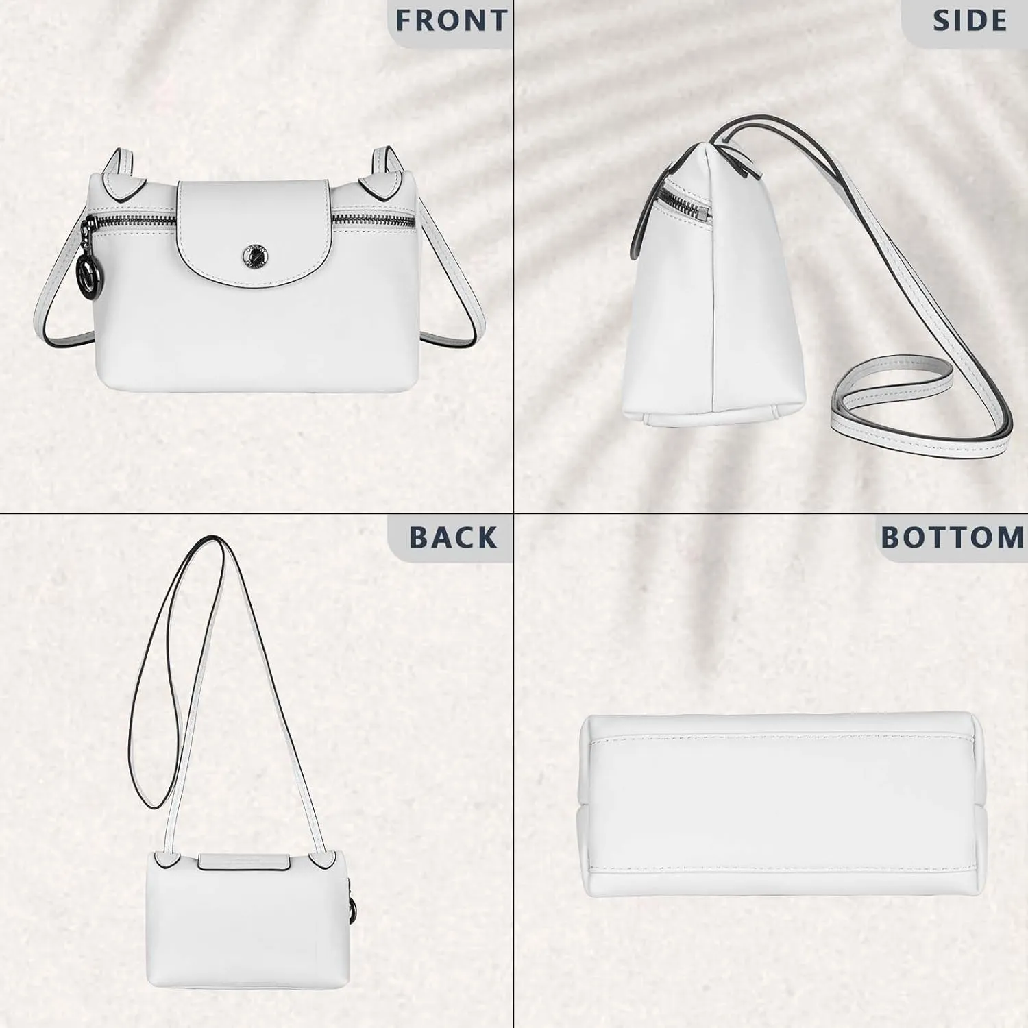 DOMAT Lightweight Crossbody Purses For Women Cute Leather Handbags With Sling Strap Shoulder Bags For Daily Use