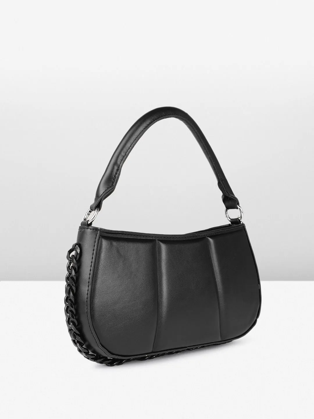DressBerry Handheld Bag with Embellished Detail