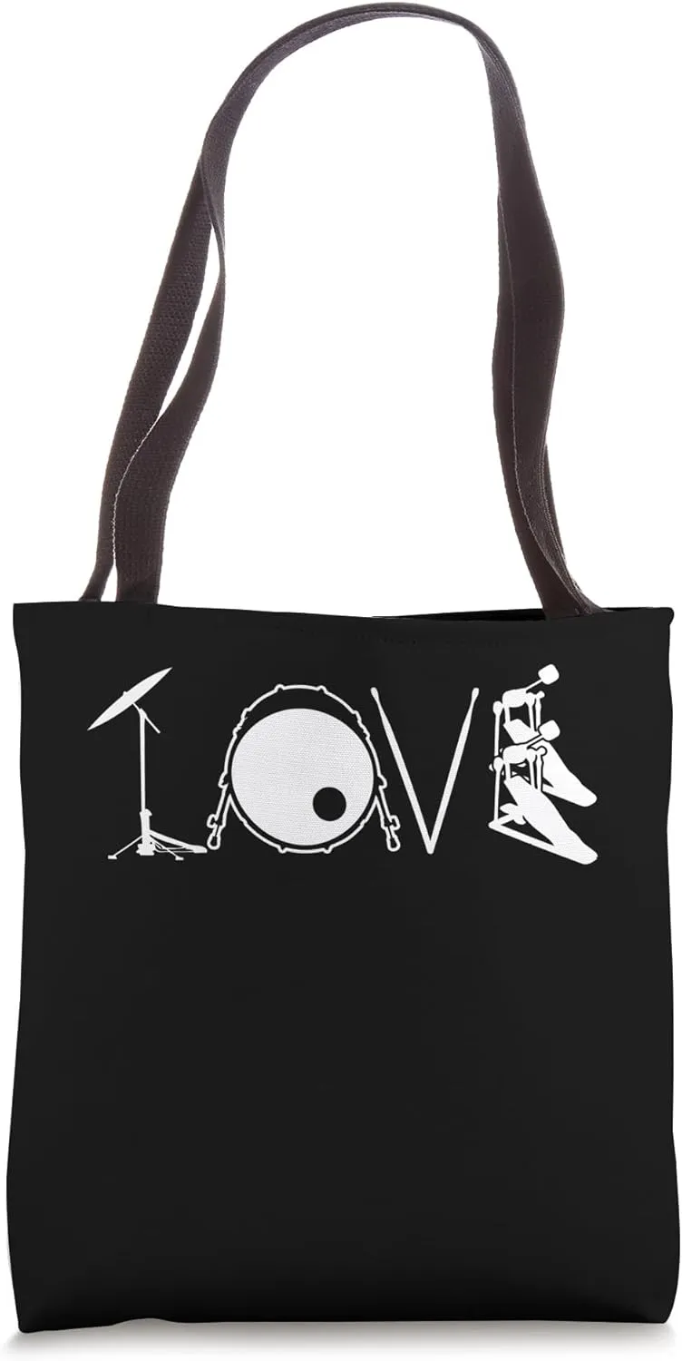 Drummers Drumming - Drum Love Drums Drummer Tote Bag