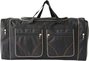 Duffel Tote Bag for Outdoor Exploration, Black