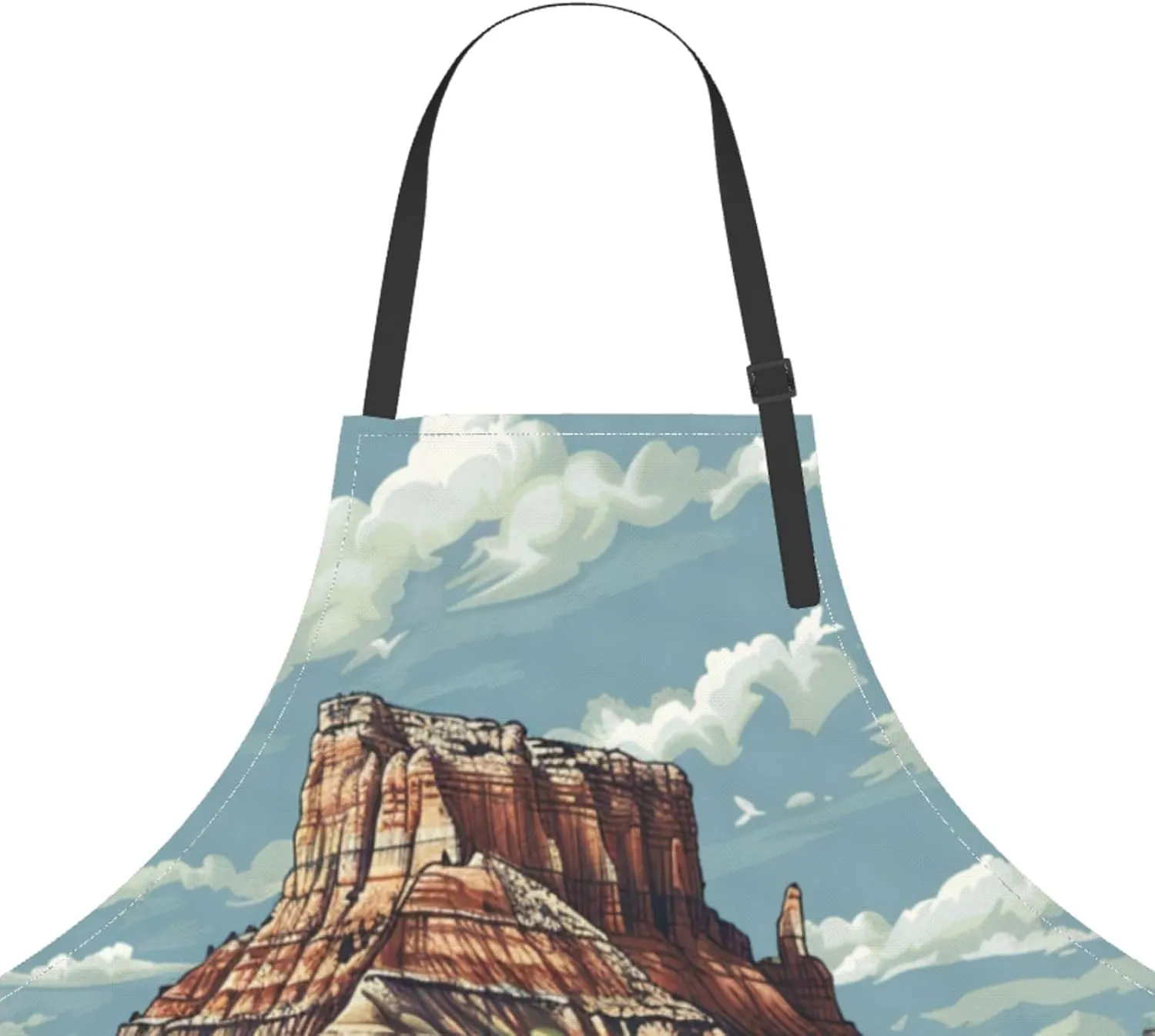 Dujiea Apron For Women Men With 2 Pockets, Unisex Bib Apron With Adjustable Neck For Kitchen Chef Cooking Garden Decor Apron