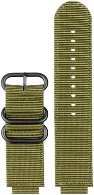 DW5600 Nylon Watchband Fit for G-Shock Casio GW6900 DW-5600 GW-B5600 GA-110 GM-5600 Watch Strap Waterproof Outdoor Sports Bracelet ﻿(Military Green bk)
