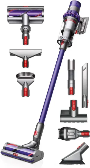 Dyson Cyclone V10 Animal Cordless Vacuum Cleaner   Manufacturer's Warranty   Quick Release Extension Hose   Stubborn Dirt Brush   Mattress Tool Bundle (Renewed)