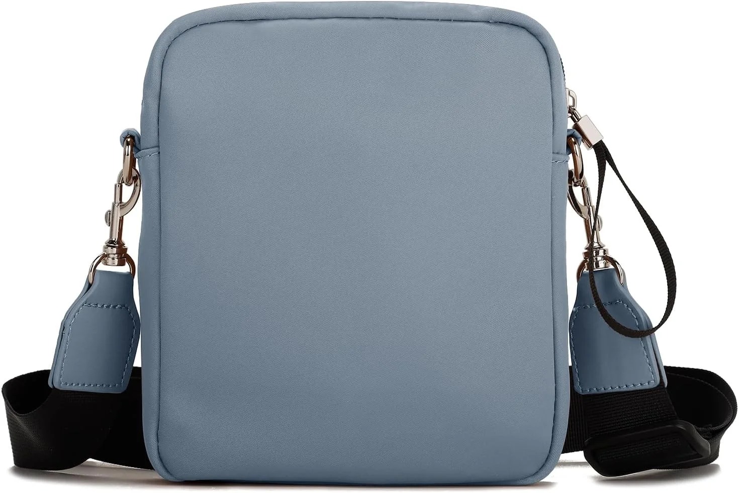 E Lightweight Unisex Crossbody Bag with Wristlet and Adjustable Shoulder Strap