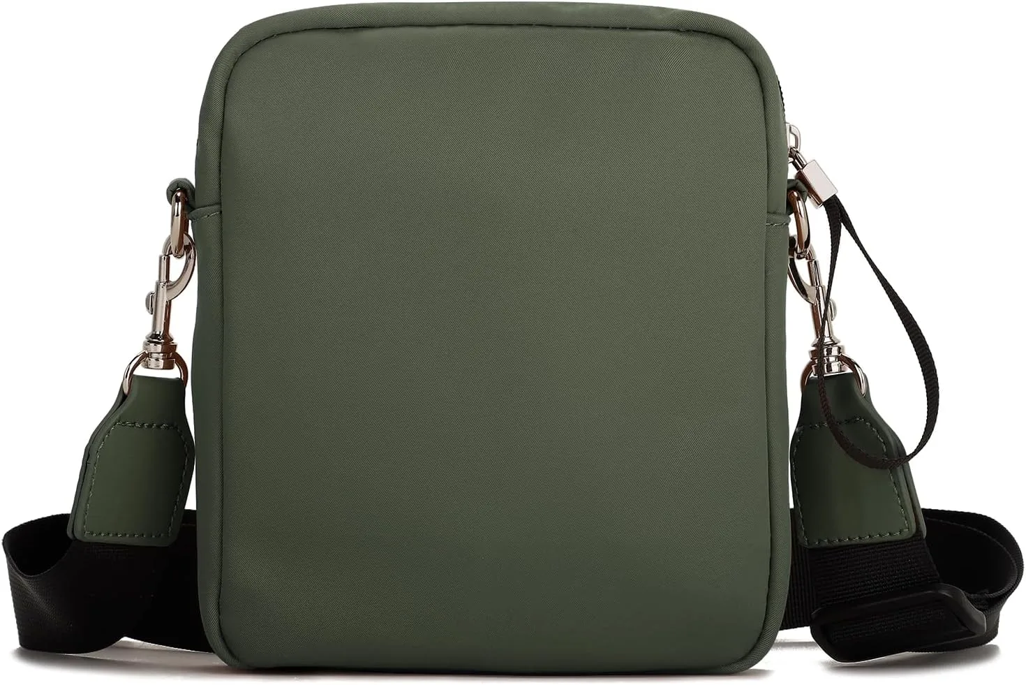 E Lightweight Unisex Crossbody Bag with Wristlet and Adjustable Shoulder Strap